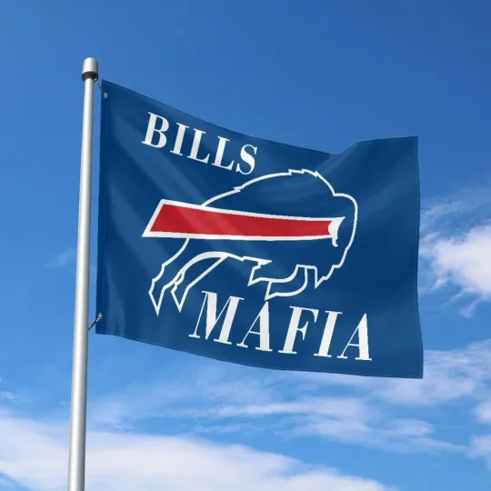 Discover Buffalo Fans Football Team House Flag