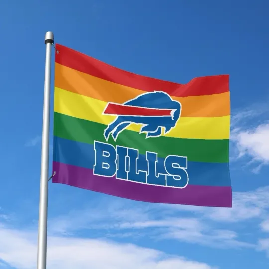 Discover Buffalo Fans Football Team House Flag