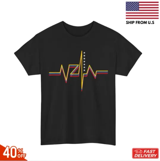 Discover Venezuela T-Shirt, VZLA Heart Flag Venezuelan Women Men Pride Shirt Reprint sale