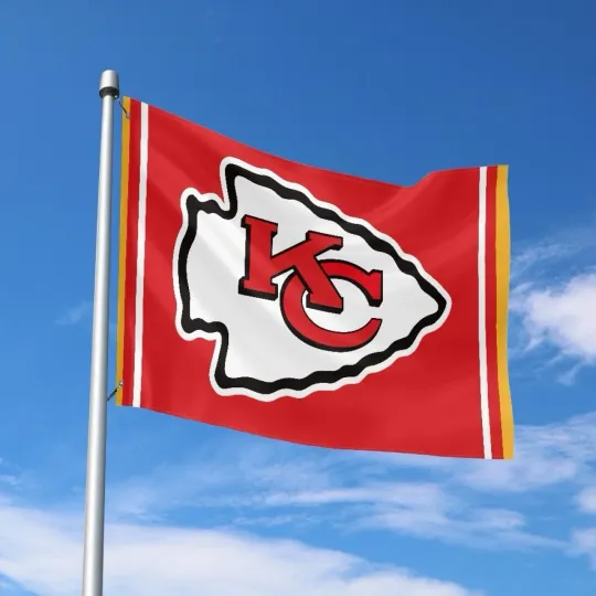Discover Kansas City Fans Football Team House Flag