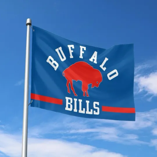 Discover Buffalo Fans Football Team House Flag