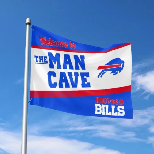 Discover Buffalo Fans Football Team House Flag
