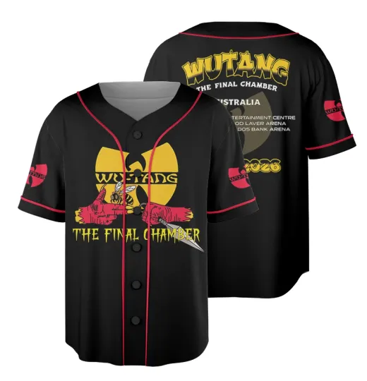 Discover W Tang The Final Chamber Music Tour 2026 Baseball Jersey