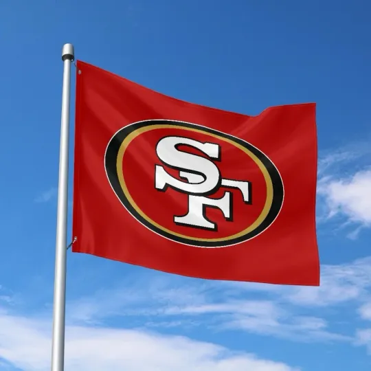San Francisco Fans Football Team House Flag