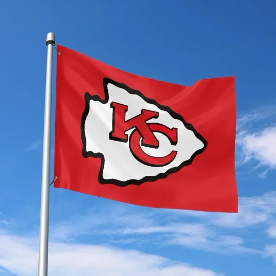 Discover Kansas City Fans Football Team House Flag