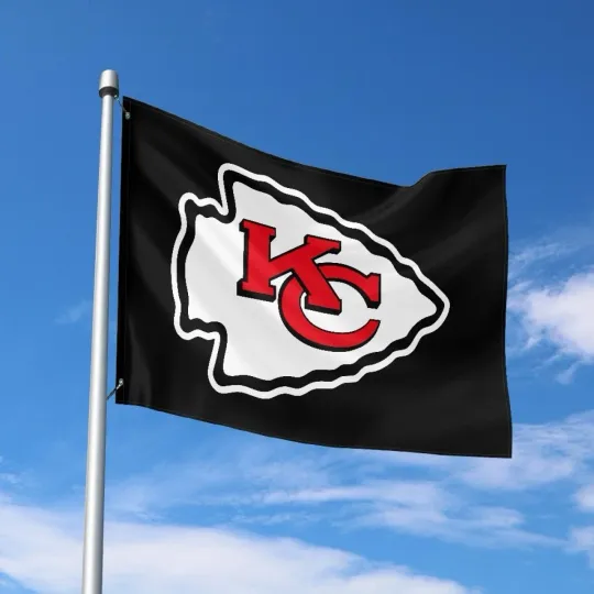 Discover Kansas City Fans Football Team House Flag