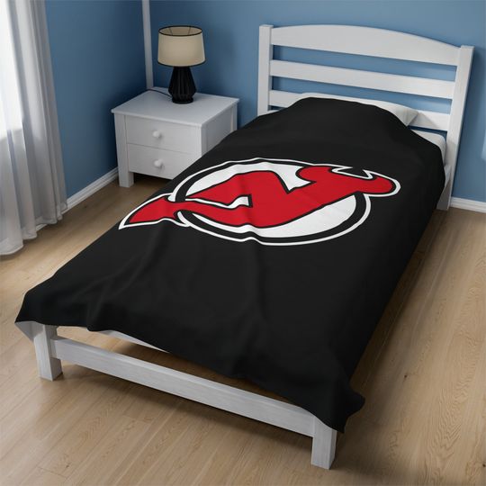 Discover New Jersey Devils Velveteen Fleece Blanket, NHL Team Throw Blanket for Dad, Kids, Mom, Devils Fans