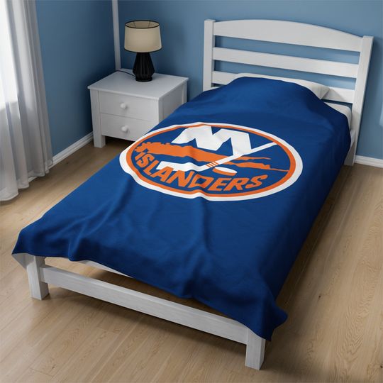 Discover New York Islanders Fleece Blanket, Velveteen Throw for Kids, Mom, Dad, NHL Fan Gift