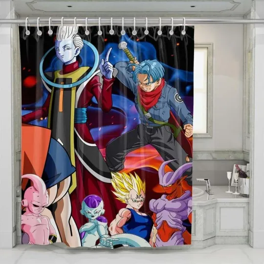 Discover Dragon Ball Character Anime&nbsp;Shower Curtain Set Bathroom Set For Bathroom Decor