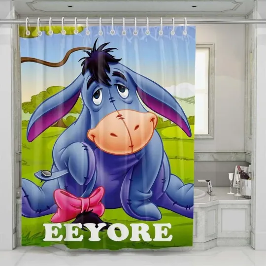 Discover Eeyore 1 Shower Curtain Set Bathroom Set For Bathroom Decor Best Gift For