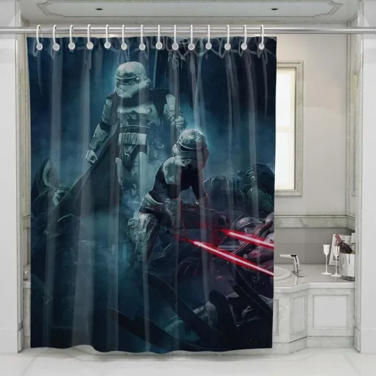 Discover The First Imperial Order Star Wars Shower Curtain Set For Bathroom Decor Best