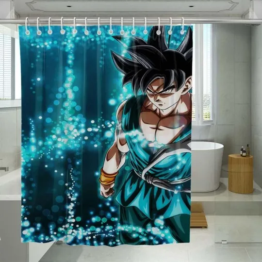 Discover Cartoon Anime&nbsp;Shower Curtain Set For Bathroom Decor Gift For Friends Toilet