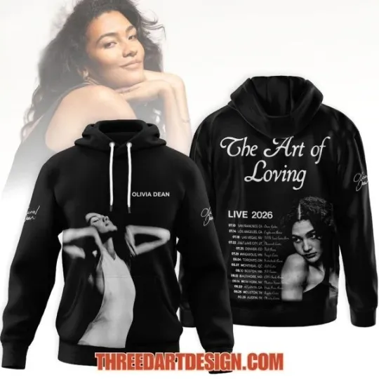 Discover Olivia Dean Live 2026 Hoodie 3D