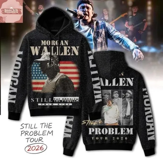 Wallen Western Still the Problem Tour 2026 All Over Print 3D Hoodie