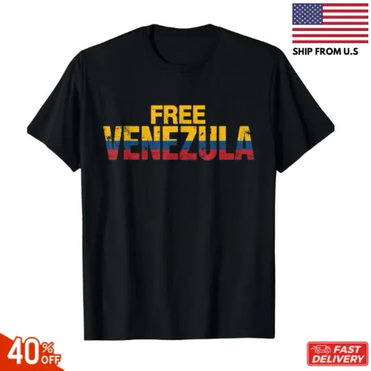 Discover Free Venezuela Strong Venezuelan Pride Unisex T-Shirt Reprint