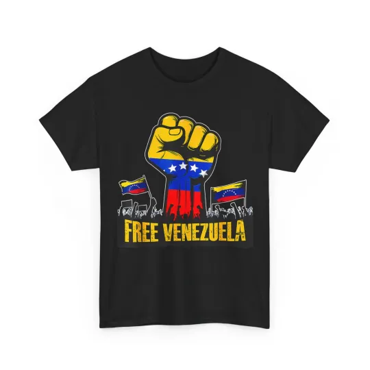 Discover Free Venezuela Flag Venezuela Libre 2026 T-Shirt
