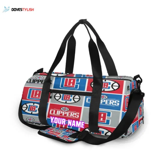 Discover Los Angeles Clippers Unisex Gift Tee Personalized Name Travel Bag Gym Bag