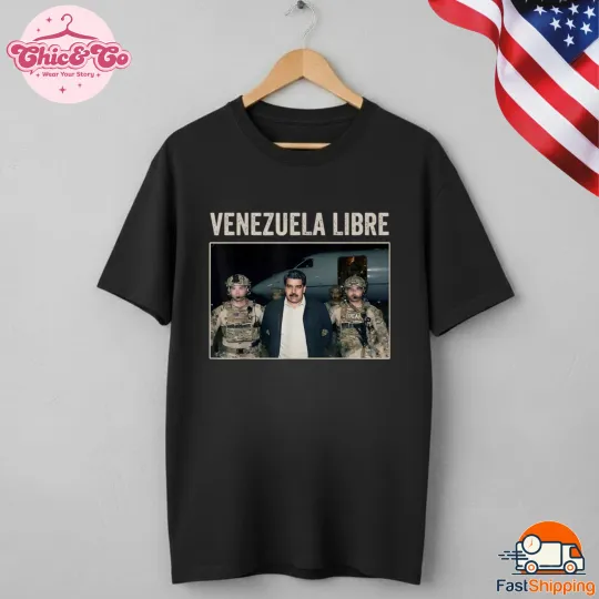 Discover Venezuela Libre Funny Political T-Shirt Reprint S-5XL Gift For Fans