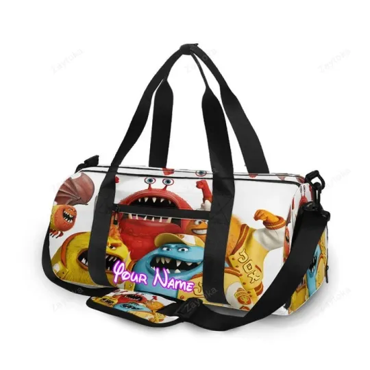 Discover Characters Monster Disney Personalized Name Travel Bag Gym Bag Gift For Him Her