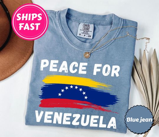 Discover Peace for Venezuela Shirt, Venezuela 2026 shirt, Peace for Venezuela 2026 Comfort colors Tee, Freedom Venezuela Shirt, Hands Off Venezuela