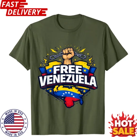 Discover Free Venezuela - Breaking Maduro Chains Resist Unisex T-Shirt