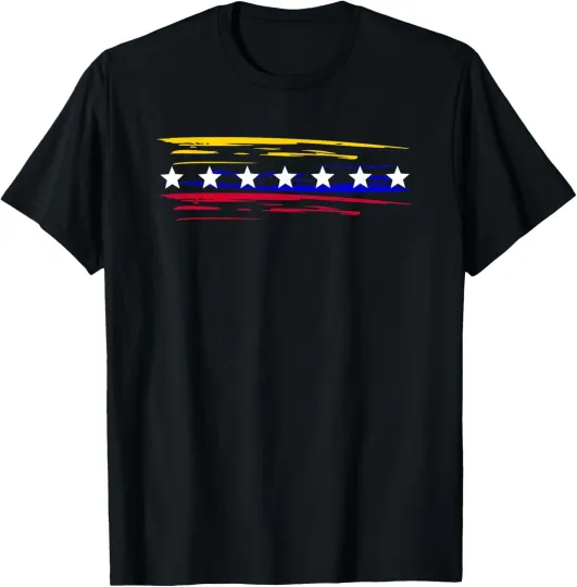 Discover Venezuela 7 Big Stars Flag Minimalist Modern Design Unisex T-Shirt
