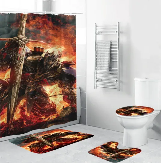 Discover Transformers The Last Knight Movies Bathroom Sets, Shower Curtain Sets.