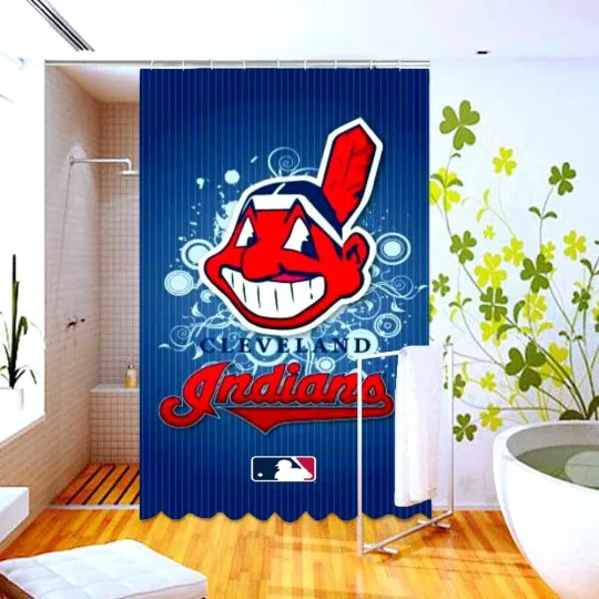 Discover Waterproof Shower Curtain CLEVELAND Polyester Decor Bathroom