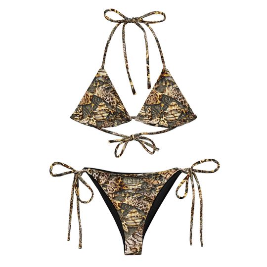 Discover Majestic Animal Complex Luxe Safari Goddess Bikini Set