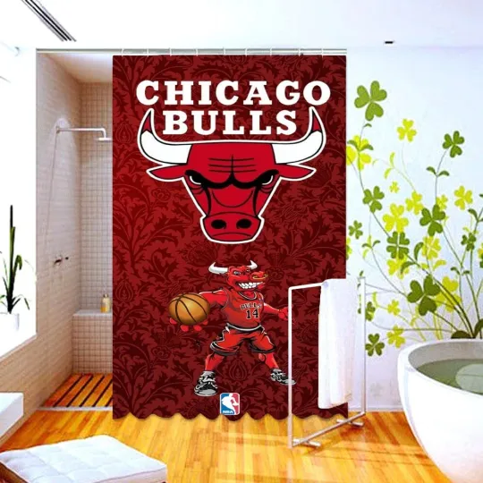 Discover Waterproof Shower Curtain CHICAGO Polyester Decor Bathroom