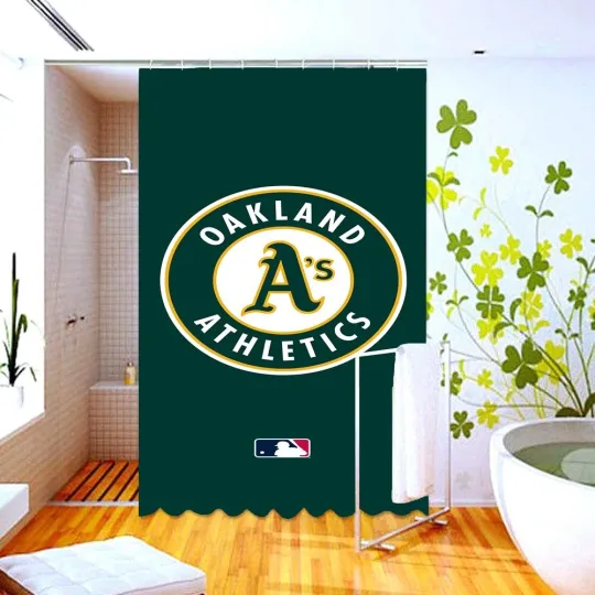 Discover Waterproof Shower Curtain oakland Polyester Decor Bathroom