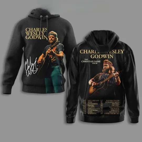 Discover Charles Wesley Godwin The Christian Name Tour Hoodie