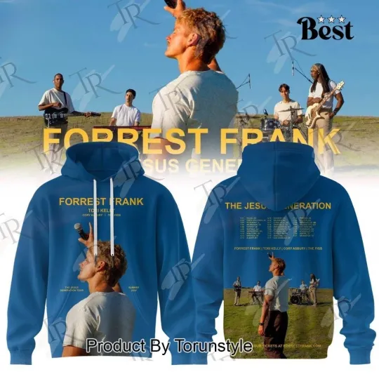 Discover Forrest Frank The Jesus Generation Tour “Tori Kelly” Hoodie
