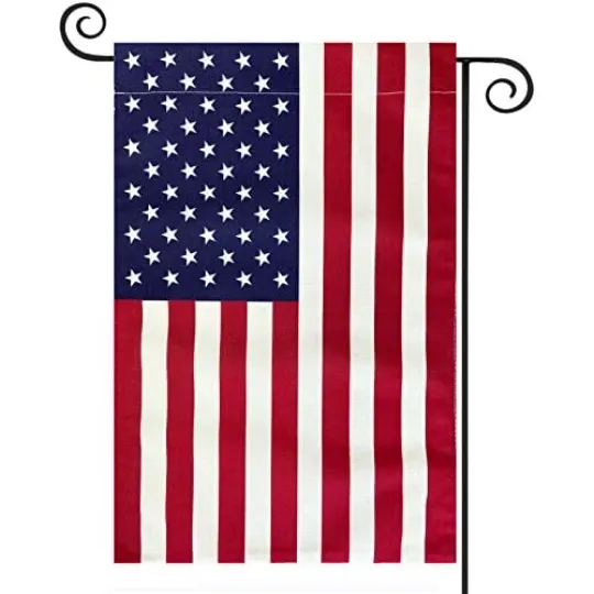 Discover American Flag USA Garden Flag 12 x 18 - Patriotic Double American Garden Flag