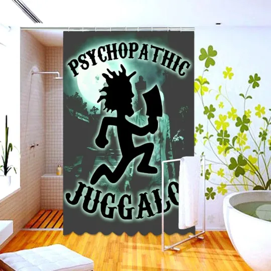 Discover Waterproof Shower Curtain Hatchet Man Polyester Decor Bathroom