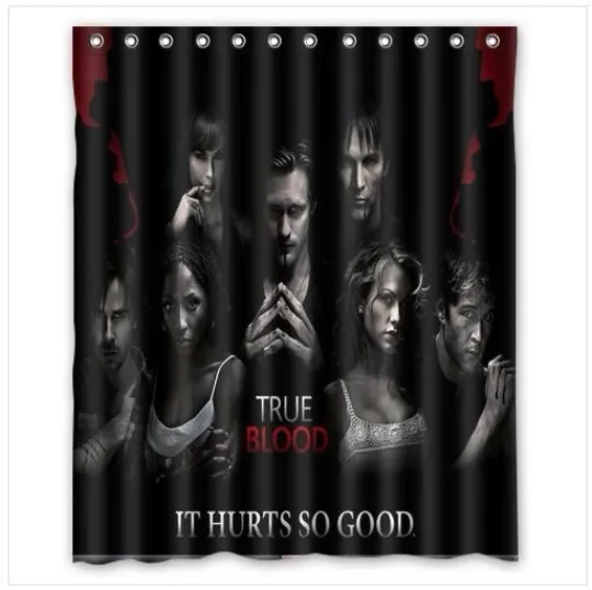 Discover Waterproof Shower Curtain true blood Polyester Decor Bathroom