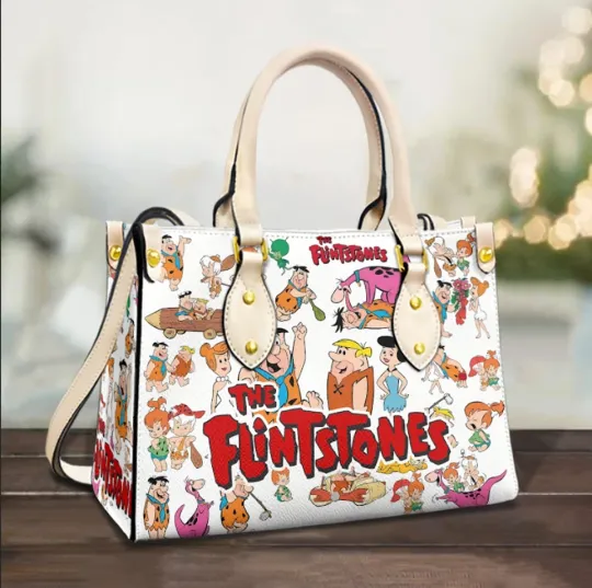 Discover Flintstones Women's Leather Handbag