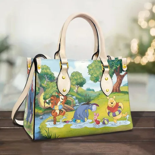 Discover Winnie the Pooh Leather Bag Handbag, Pooh Women Purses, Pooh Women Handbag