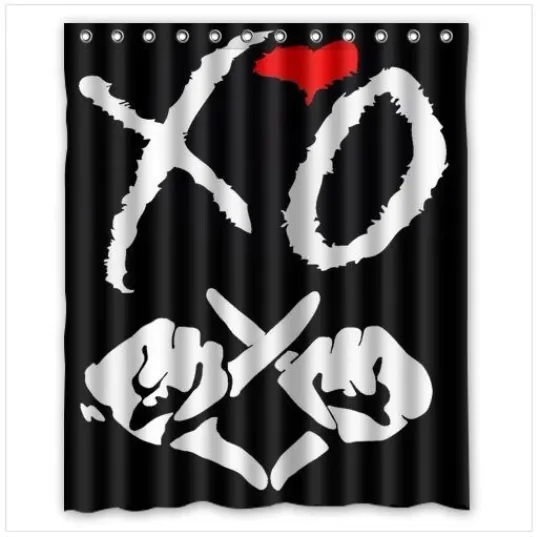 Discover Waterproof Shower Curtain Weeknds XO Polyester Decor Bathroom