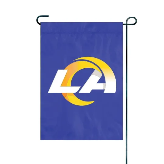 Discover Los Angeles Rams Premium Garden Flag Banner, 12.5x18 Inch, Embroidered...