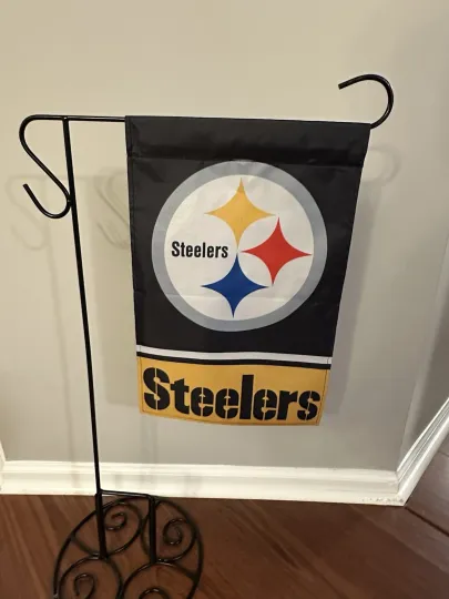 Discover Pittsburgh Steeler Garden Flag Double Sided Steeler Premium Yard Flag 12x18