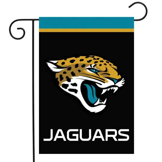 Discover Jacksonville Jaguars Garden Flag football Licensed 12.5" x 18" Briarwood Lane