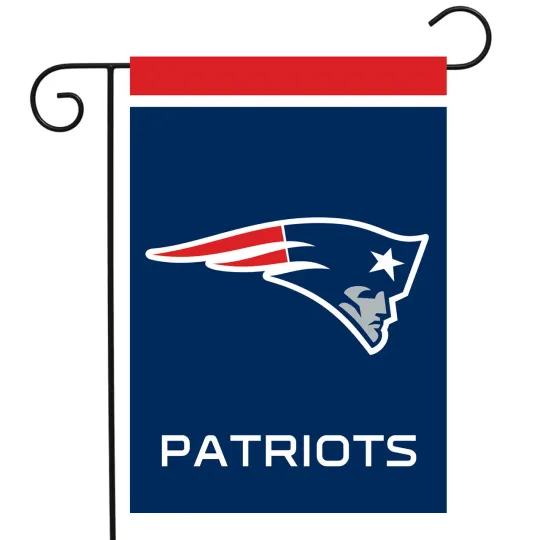 New England Patriots Garden Flag football Licensed 12.5" x 18" Briarwood Lane