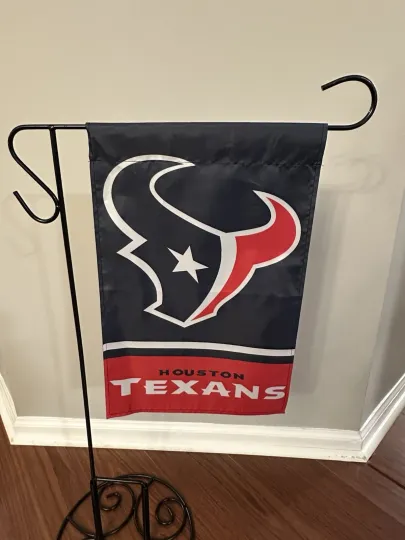 Houston Texans Garden Flag Double Sided Texans Premium Yard Flag 12” X 18”