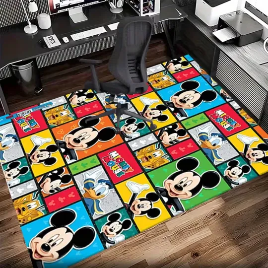 Discover Mickey And Friend Disney Rug, Disney Cartoon Decor Room Rug Best Gift US Decor