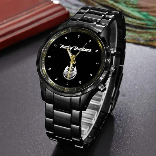 Discover Harley Motor Racing  Davidsonn Black Stainless Steel Watch For Men