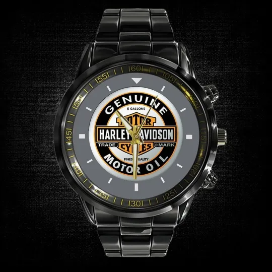 Discover Harley Motor Racing  Davidsonn Black Stainless Steel Watch For Men