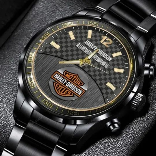 Discover Harley Motor Racing  Davidsonn Black Stainless Steel Watch For Men