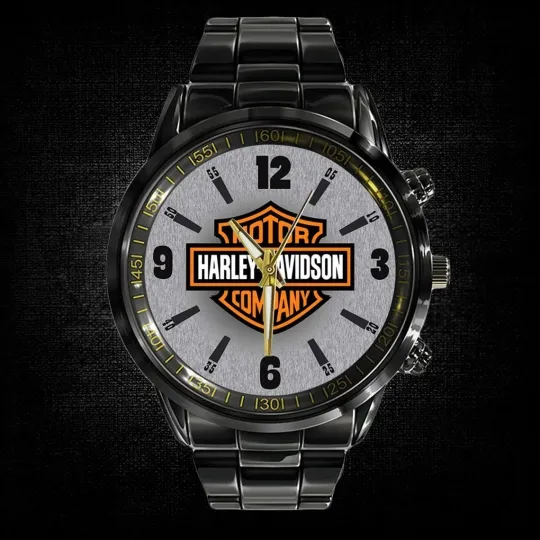 Discover Harley Motor Racing Davidsonn Black Stainless Steel Watch For Men