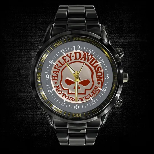 Discover Harley Motor Racing  Davidsonn Black Stainless Steel Watch For Men
